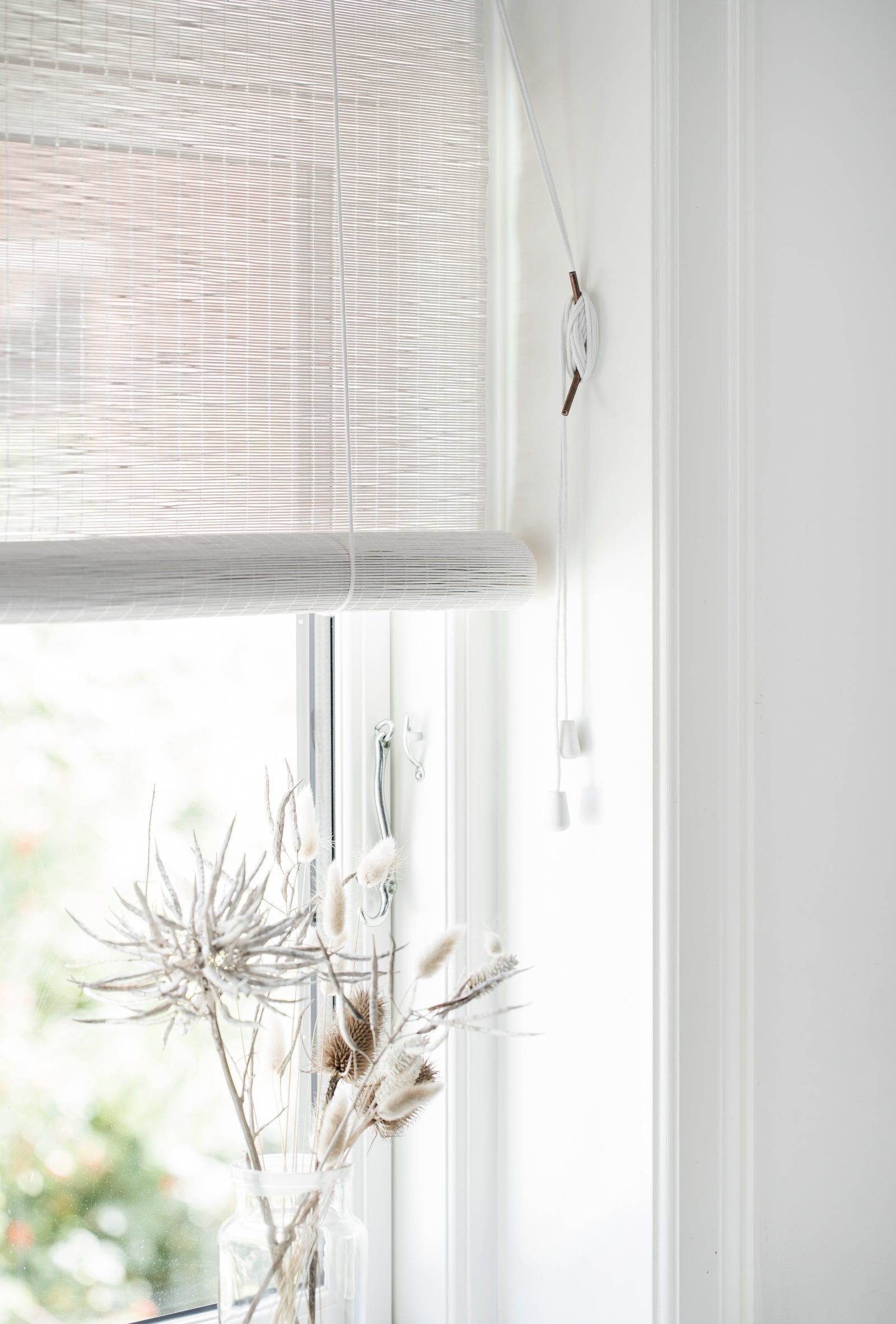 white roller blind bamboo Paul Christian Bristol