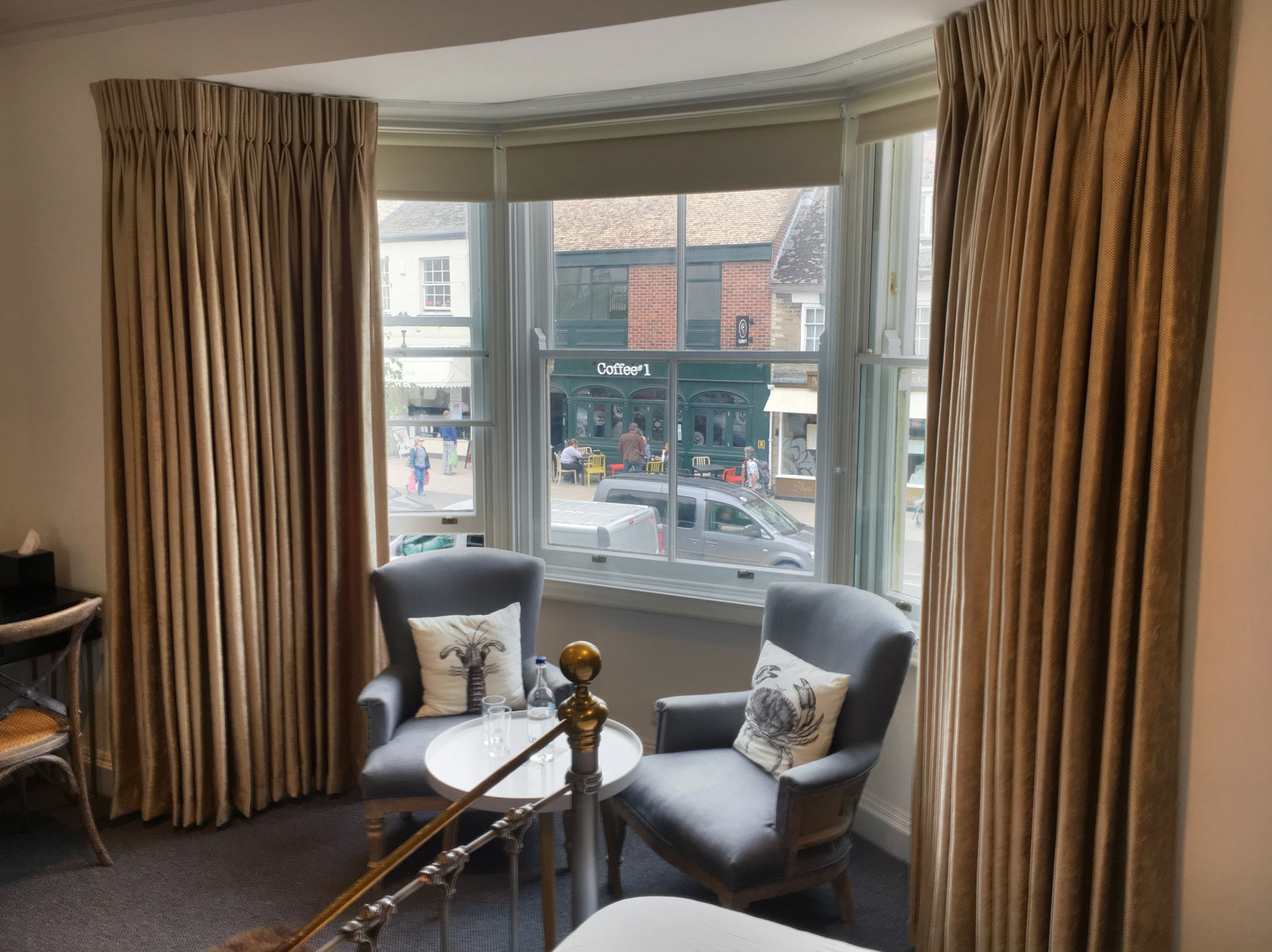 bay window curtains bristol